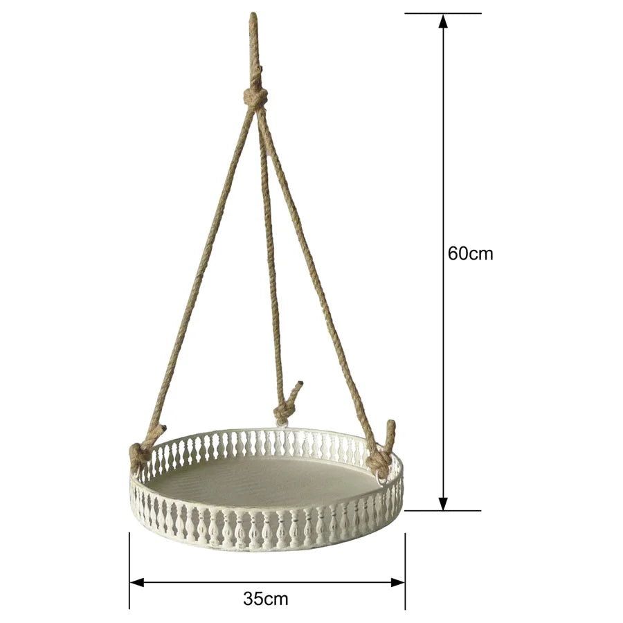 Martinique Round Hanging Planter 60cm - Home & Garden >