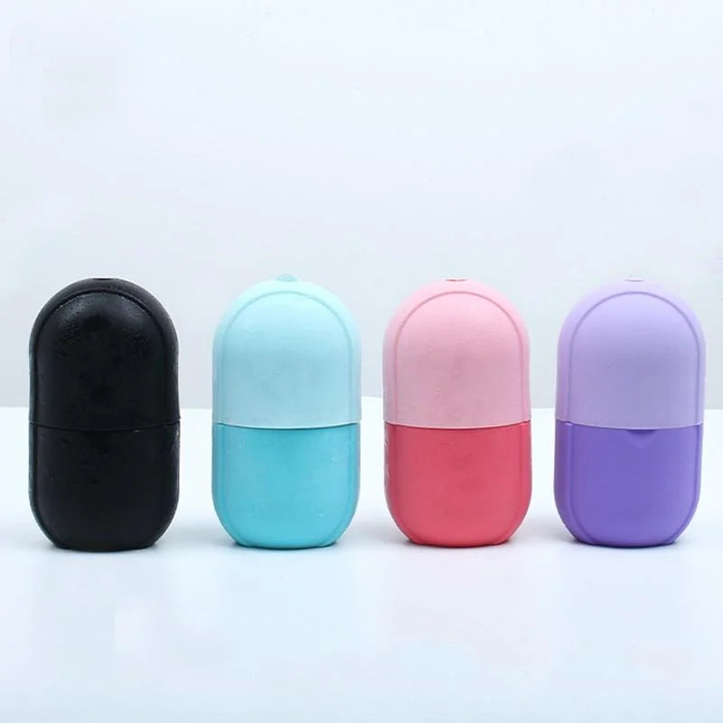 Massage Ice Tray For Eye Bags Arms And Thighs Capsule Black