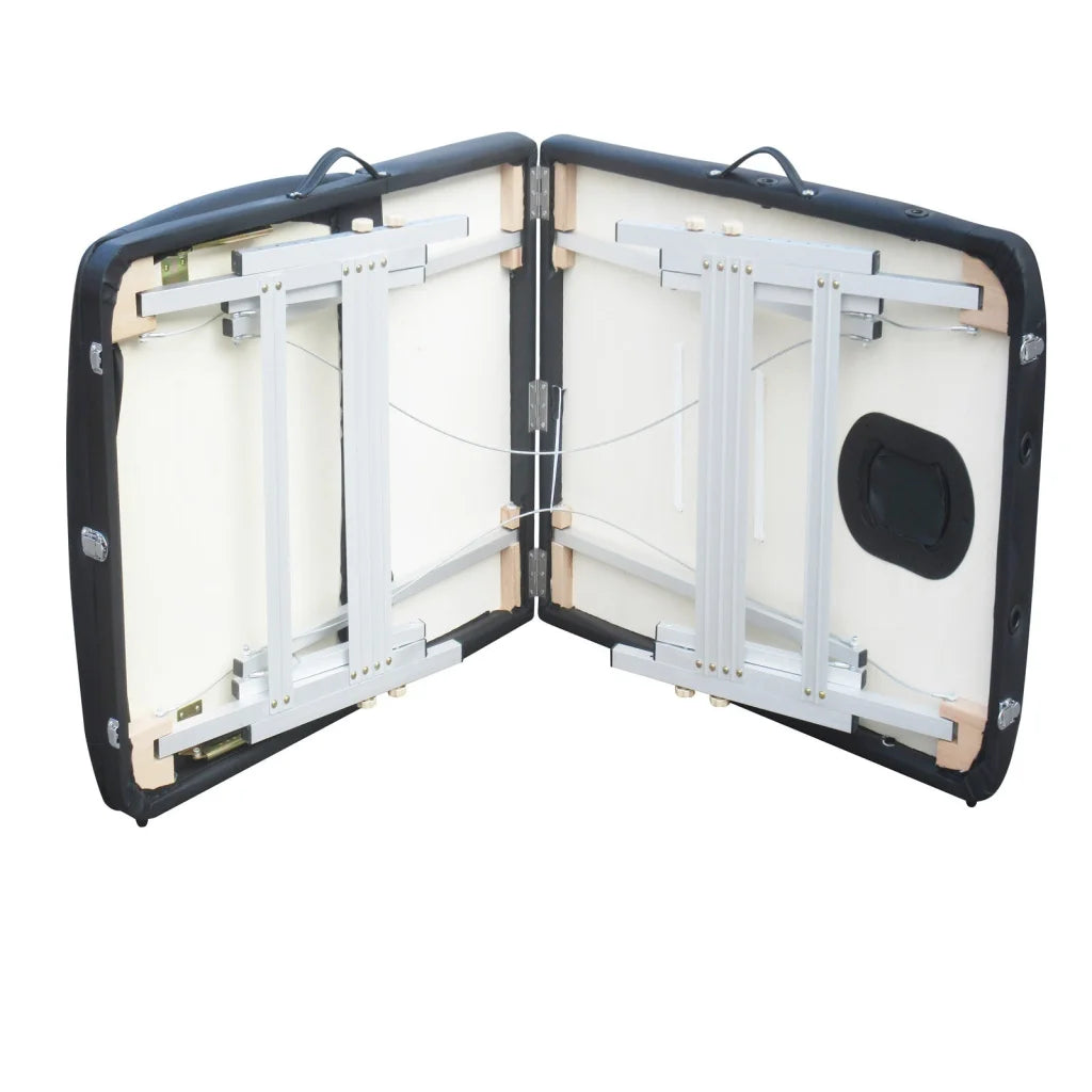 Massage Table 3-Fold Portable Aluminium Massage Bed