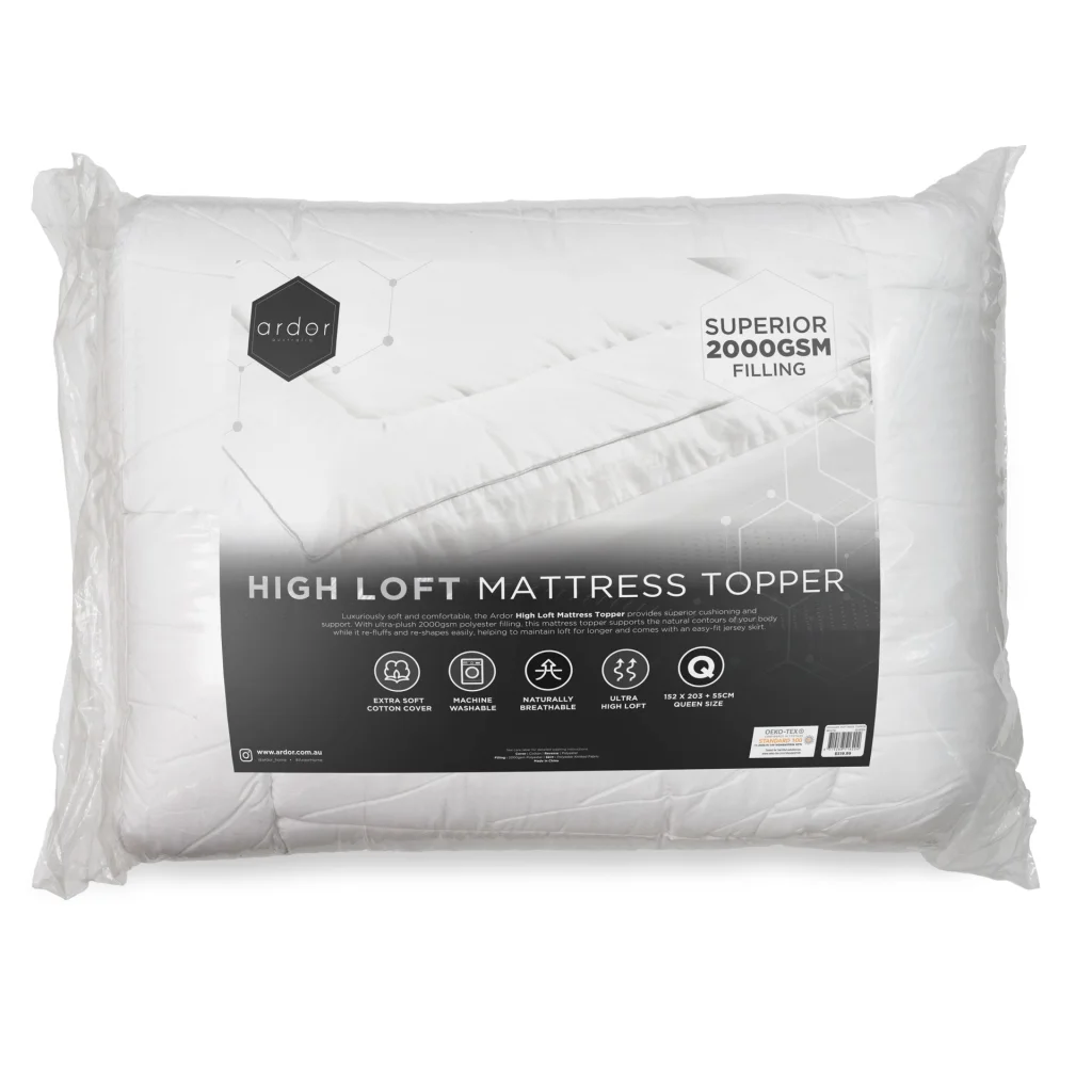 Mattress Topper 2000GSM Standard Microfibre QUEEN furniture 142