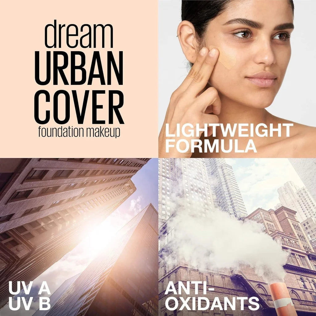 Maybelline Dream Urban Full Cover Liquid Foundation Toffee