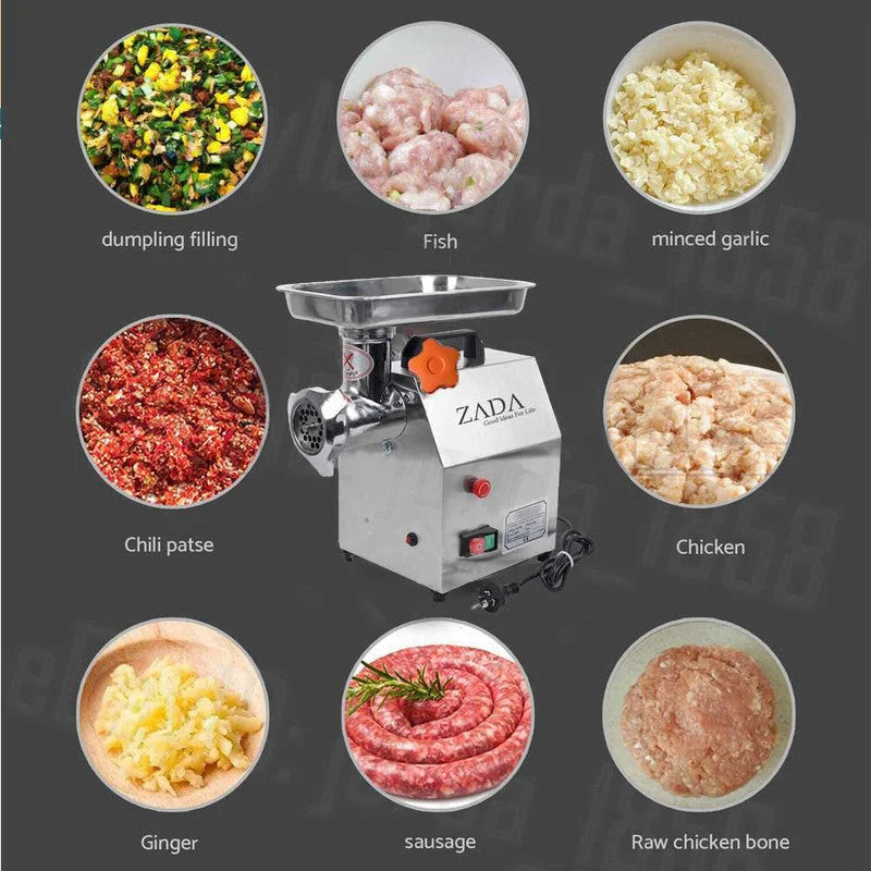 Meat Mincer Grinder Sausage Maker Commercial 1.63HP 1200W