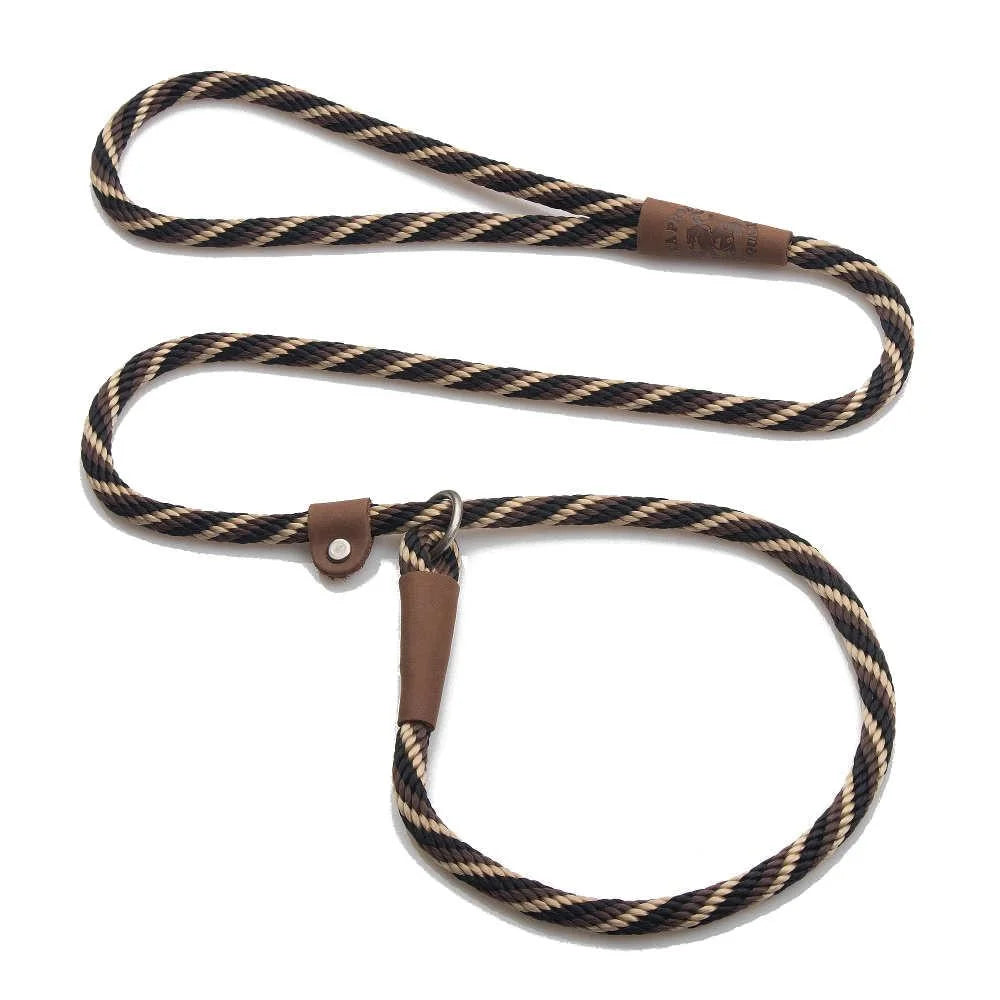 Mendota British Style Slip Leash 1/2in x 4ft (13mm x 1.2m)