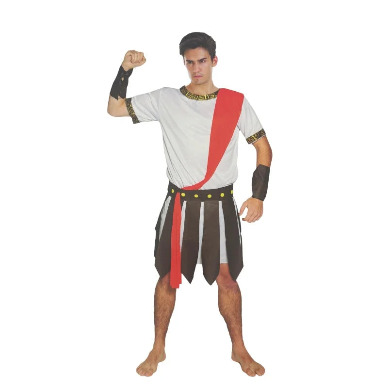 Men’s Caesar Costume Roman Fancy Dress Party - Occasions >