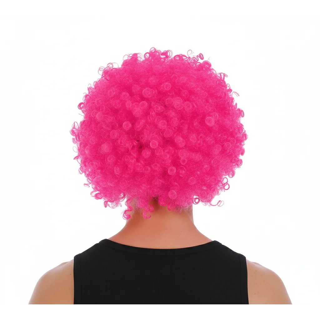 Mens DELUXE AFRO WIG Curly Hair Costume Party Fancy Disco