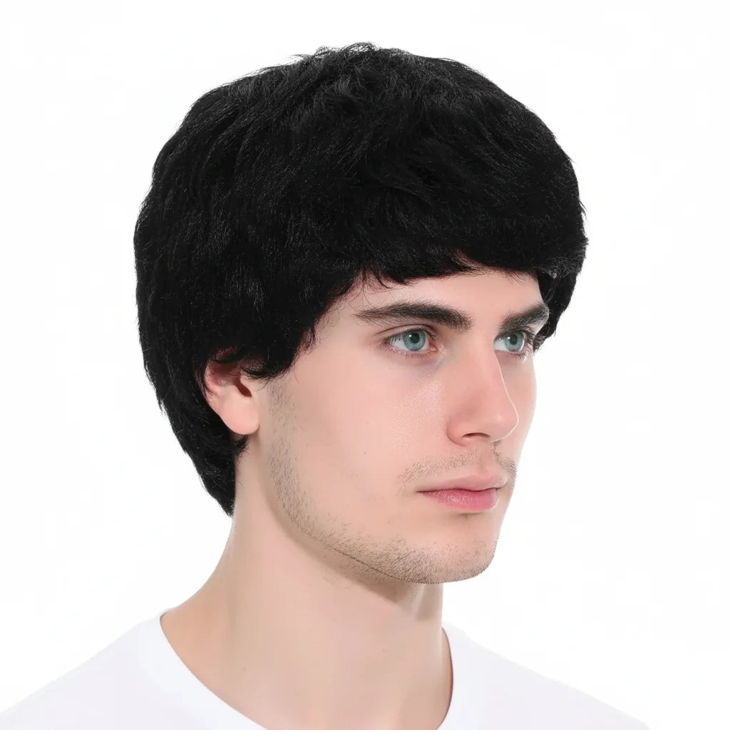 Mens Short Party Wig Costume Party Dress Up Fancy Classic