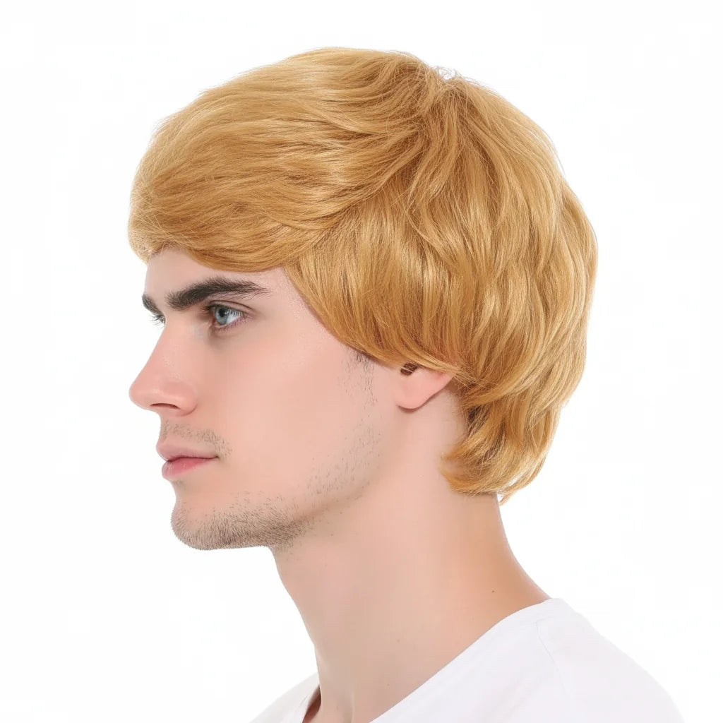 Mens Short Party Wig Costume Party Dress Up Fancy Classic