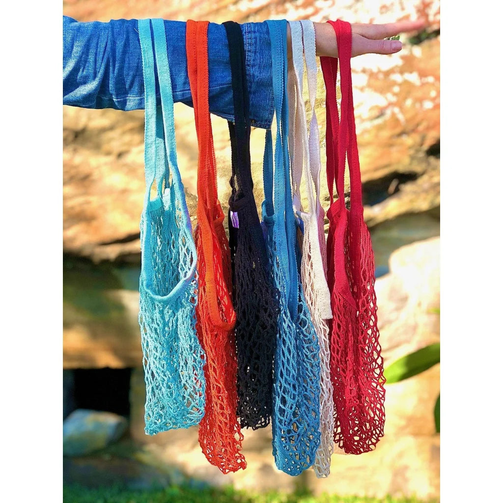 Mesh Shopping Bag Bundle 5-Pack - Reusable Grocery Bags