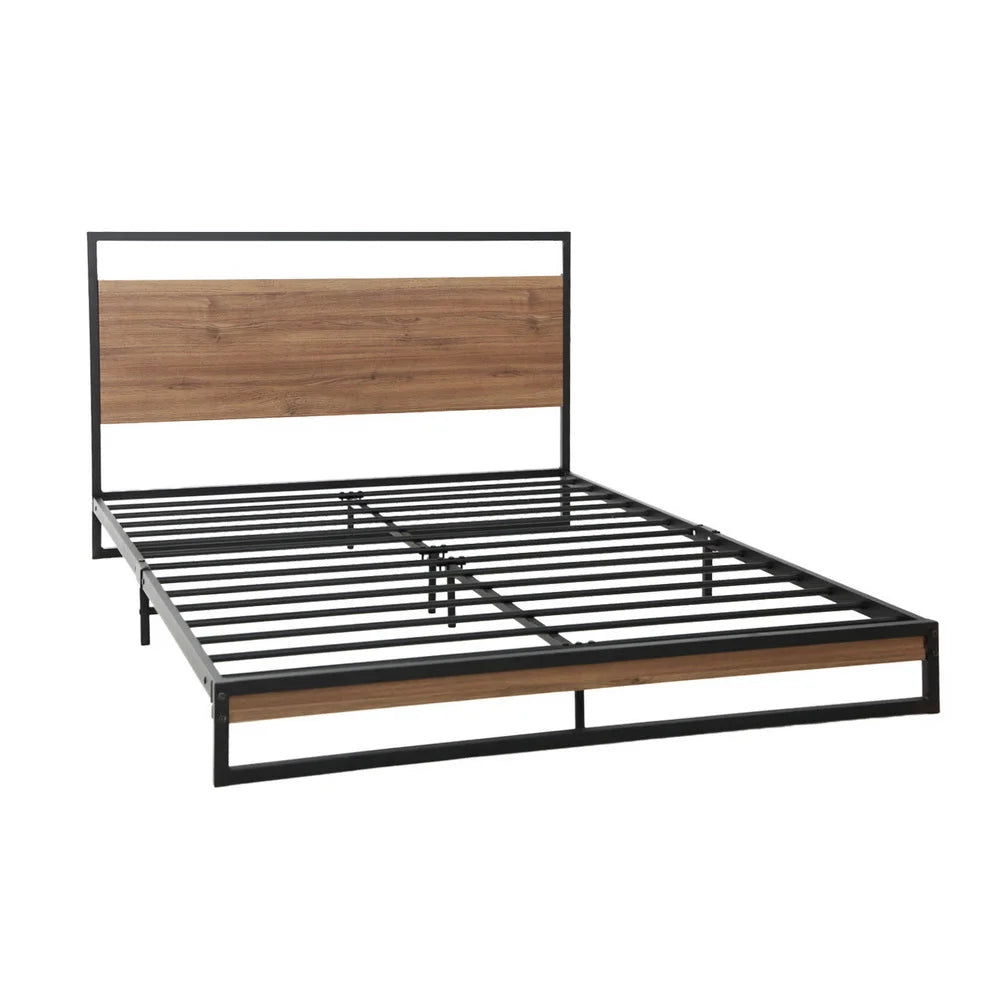 Metal Bed Frame King Size Mattress Base Platform Foundation