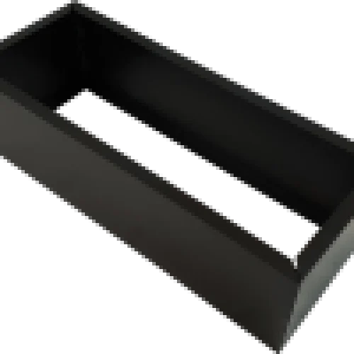 Metal Planter, Small, Black