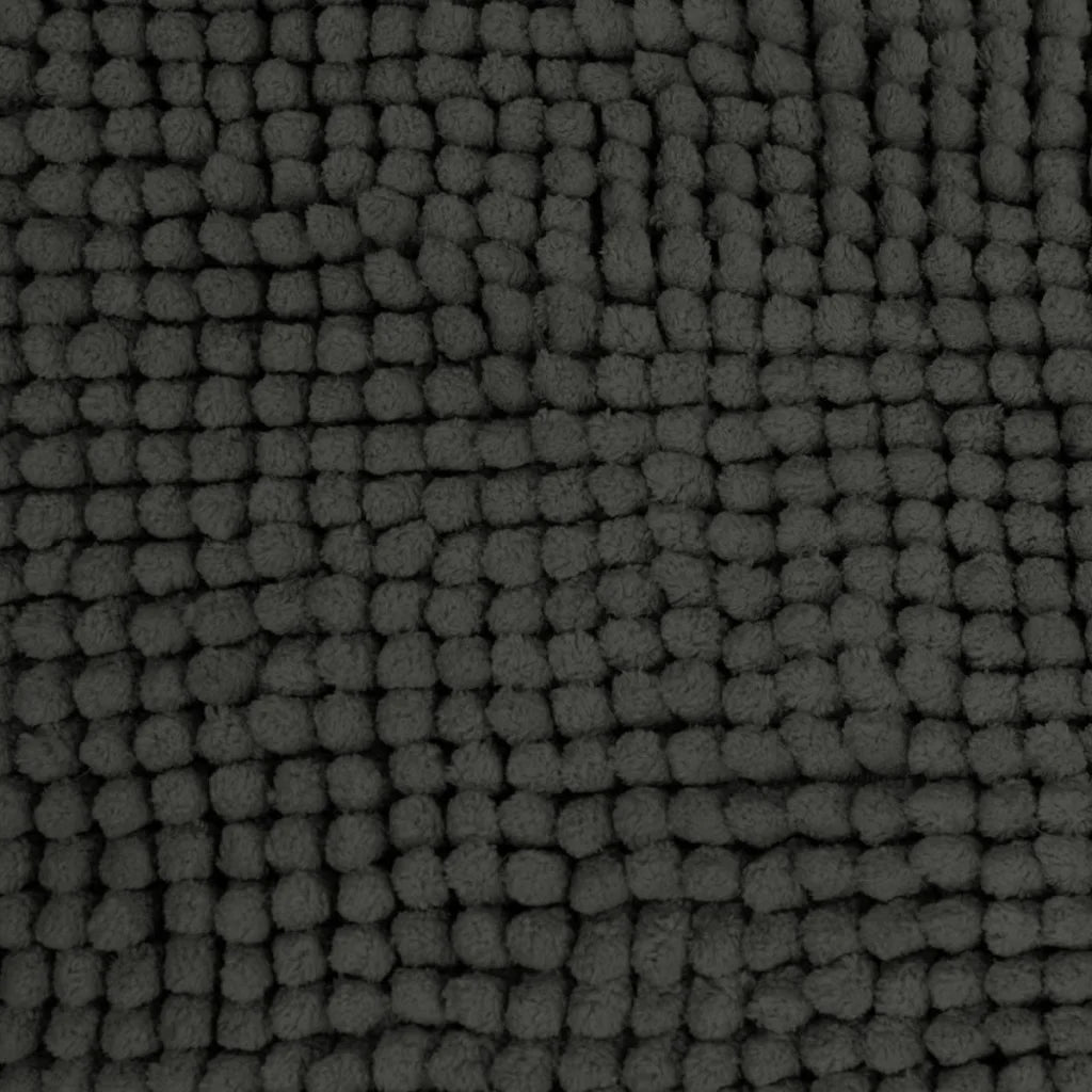 Microfiber Bath Mat Large Charcoal - Toggle - Home & Garden