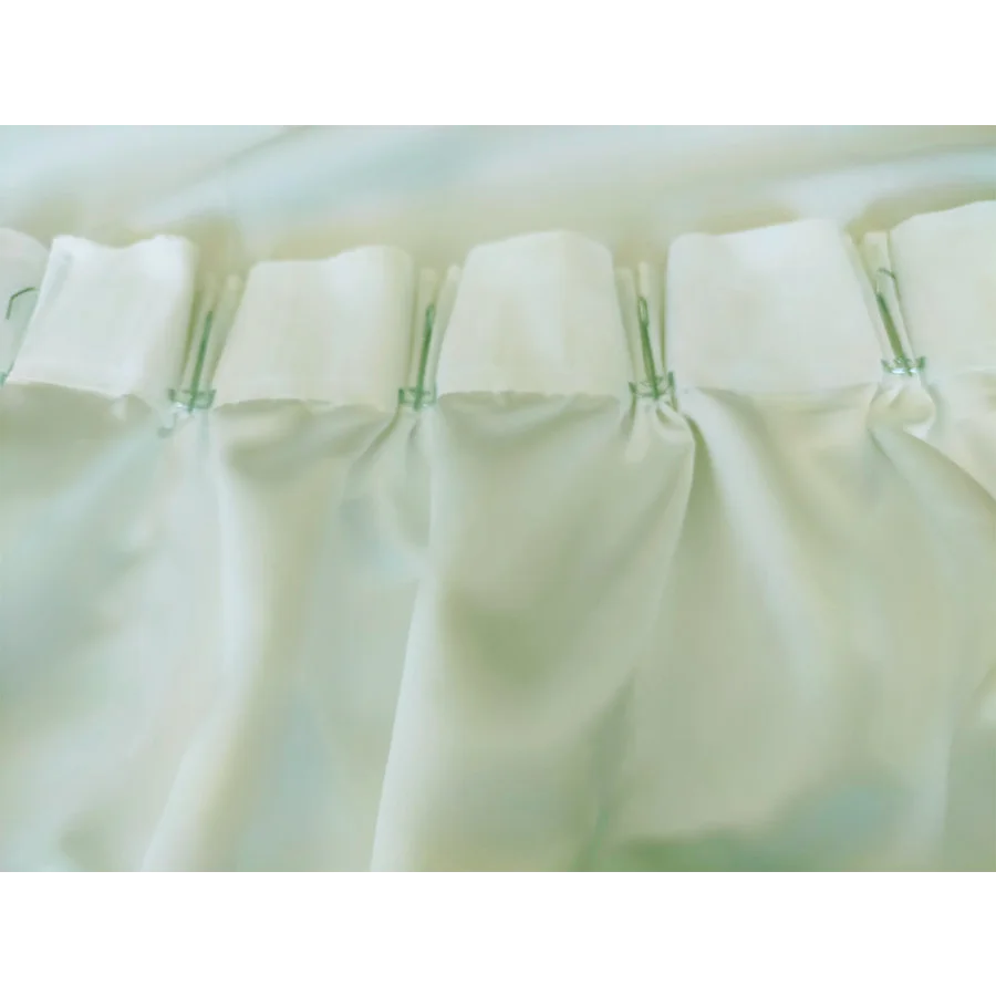 Milk White Large Curtains 540x230cm PINCH PLEAT 2 panel