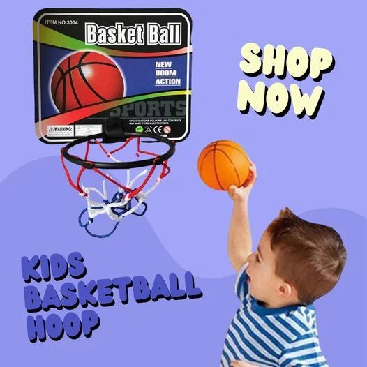Mini Basketball Hoop Ring Kids Toy Children Door Indoor