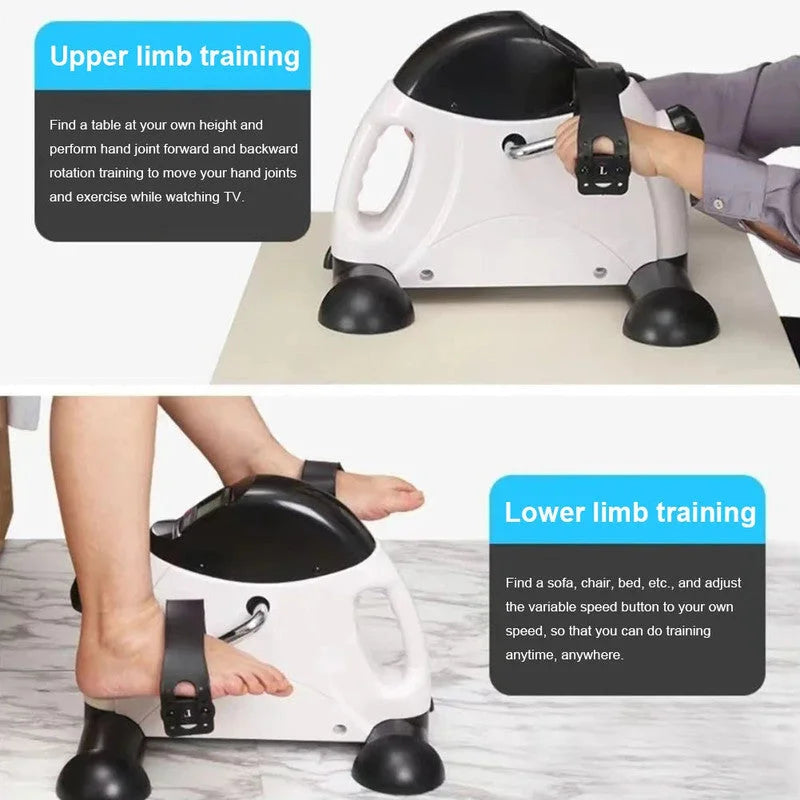 Mini Exercise Bike - Indoor Arm & Leg Trainer - Sports &