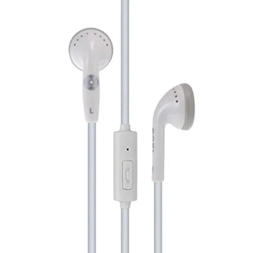 MOKI In-Ear Earphones - In-Line Mic & Control - White