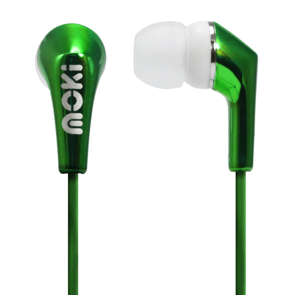 MOKI Metallics Earphones - Green