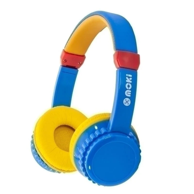 MOKI Play Safe Headphone Bl/Yl - Electronics > Headphones