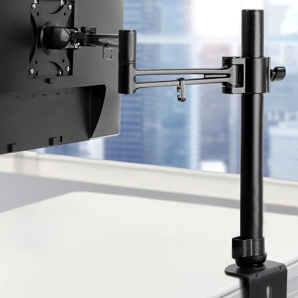 Monitor Arm Mount Single Black - Office