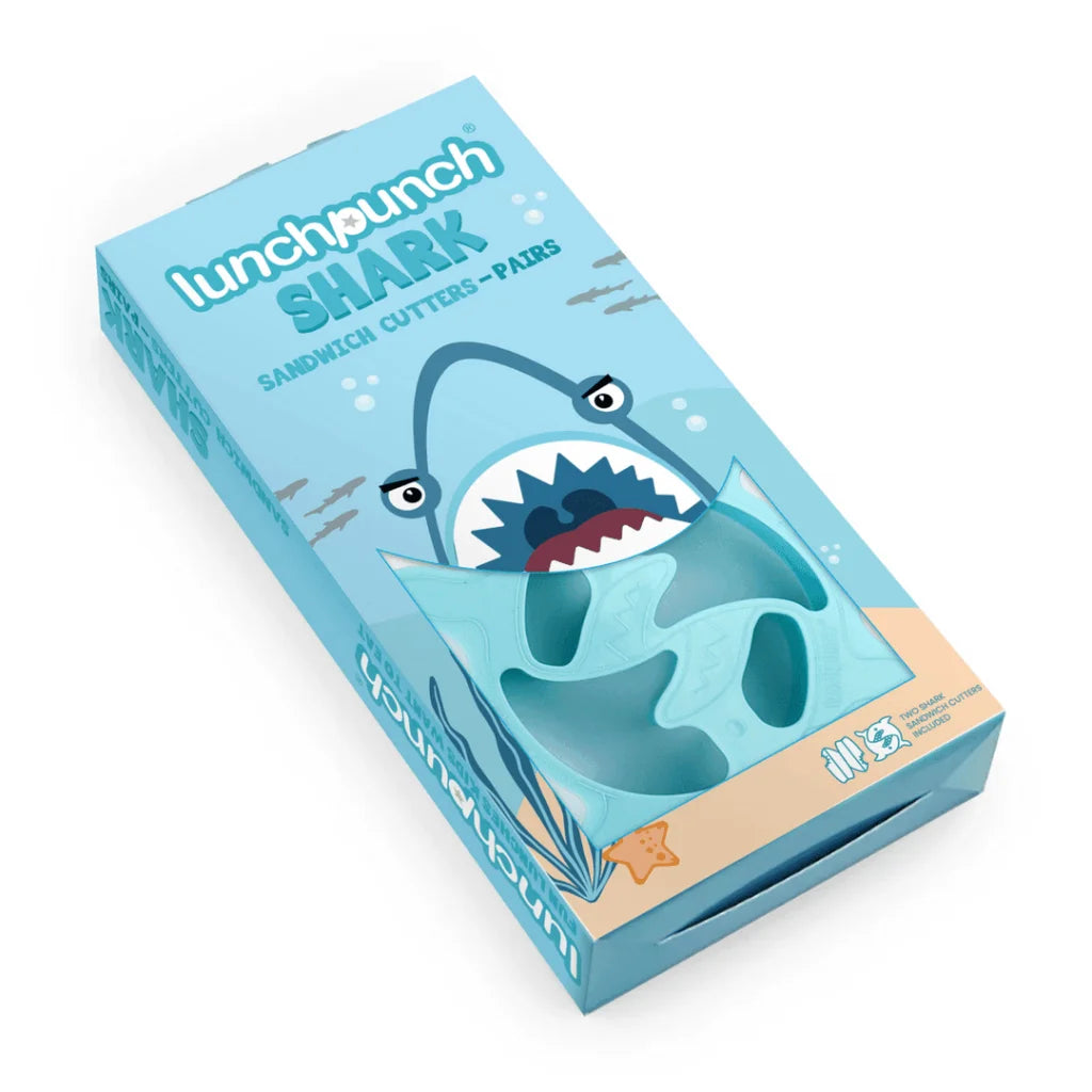 MONTII.CO Lunch Punch Sandwich Cutters | Shark