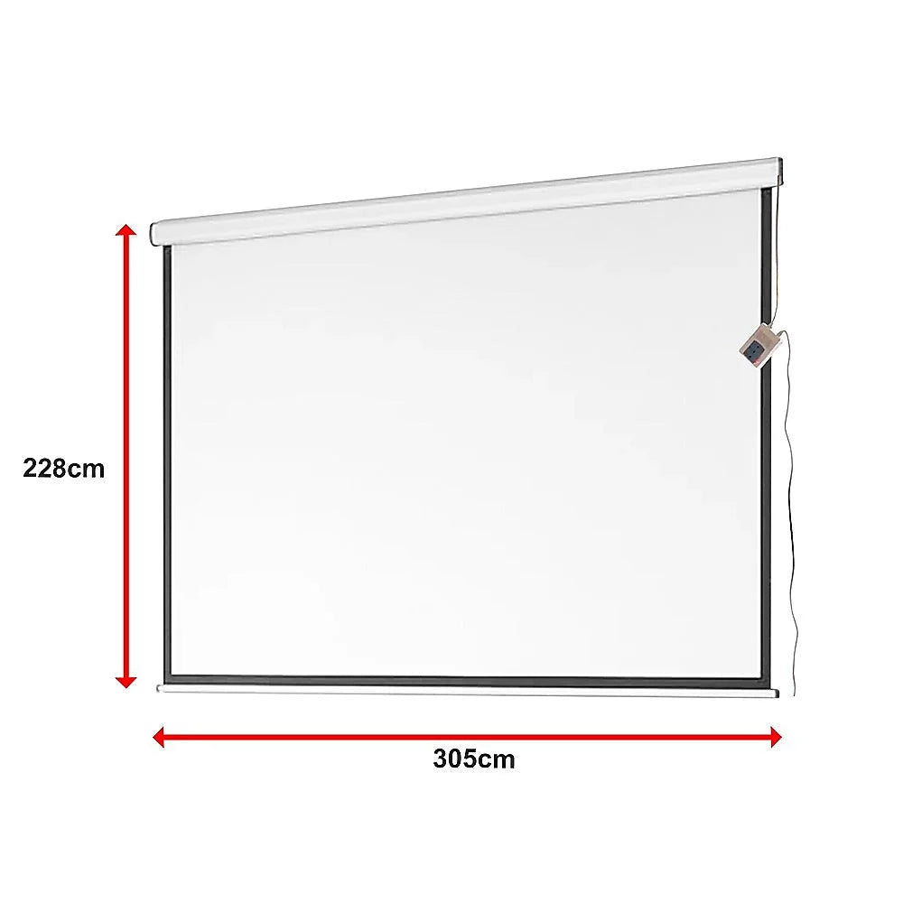 Motorised Projector Screen 150’’ TV with Remote