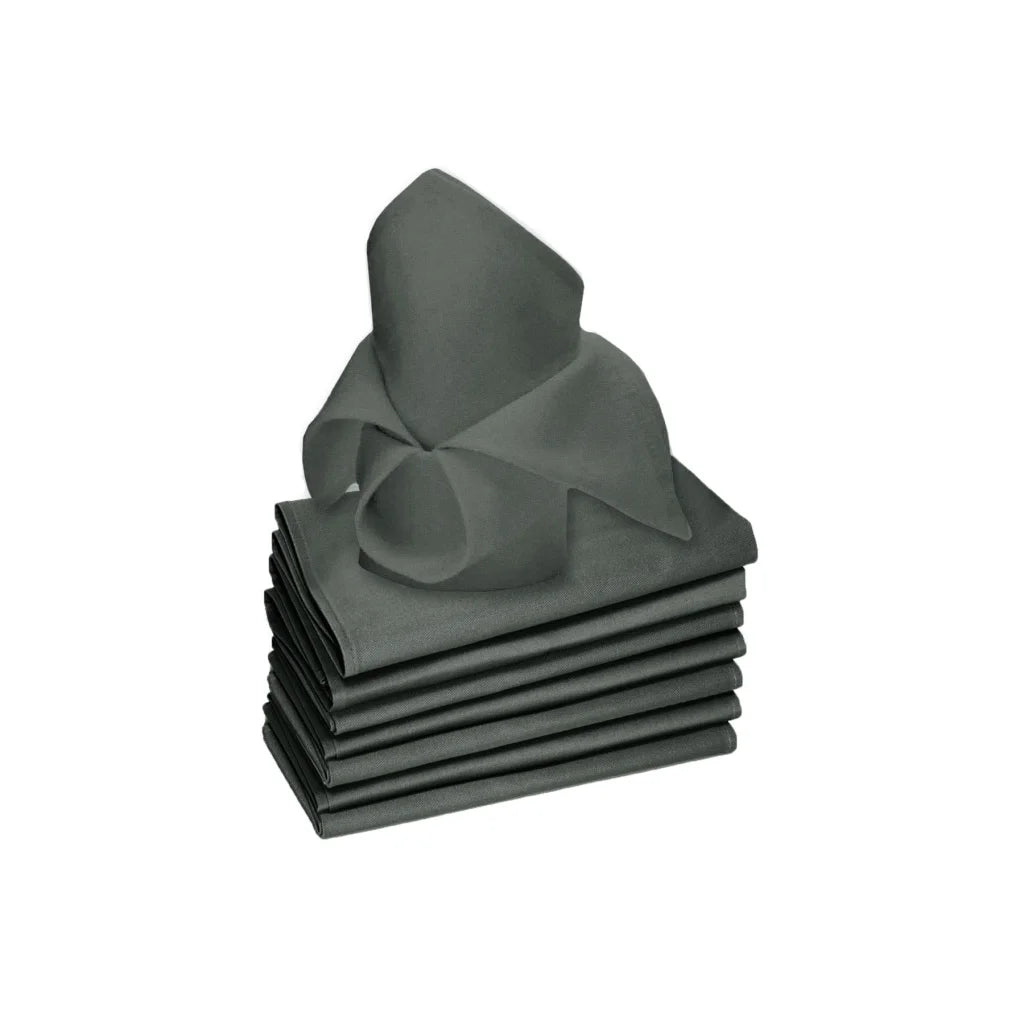 Napkins Rans Set of 8 Lollipop Cotton - Charcoal - Home &