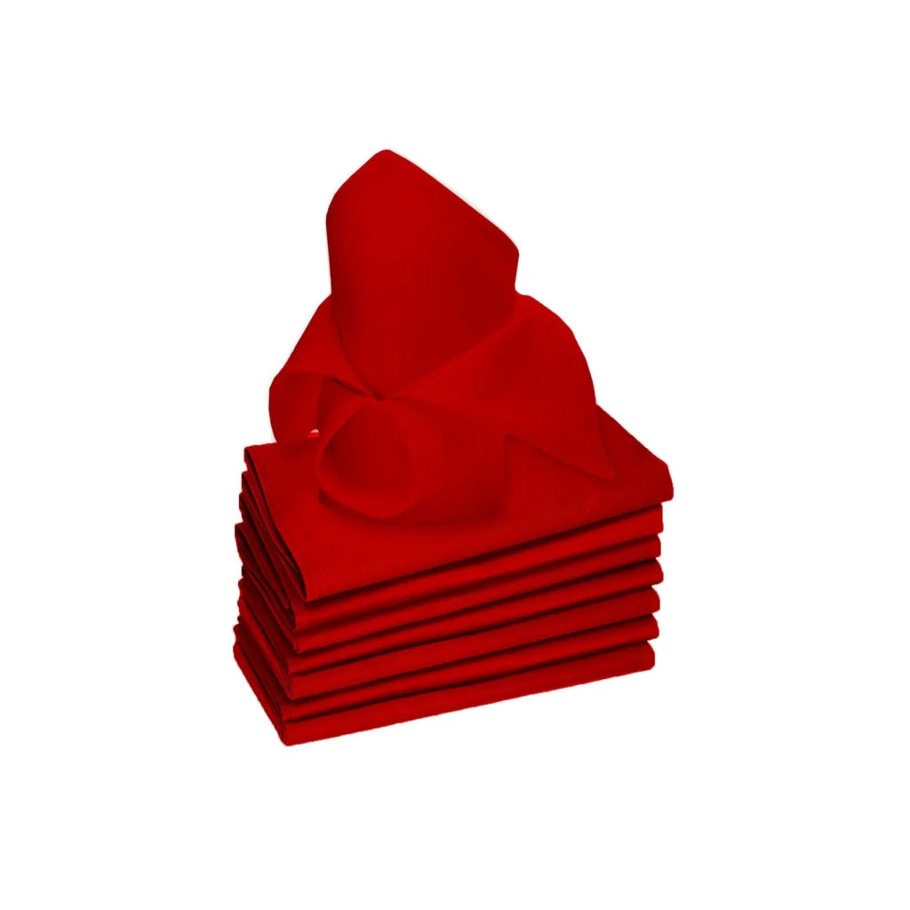 Napkins Rans Set of 8 Lollipop Cotton - Red - Home & Garden