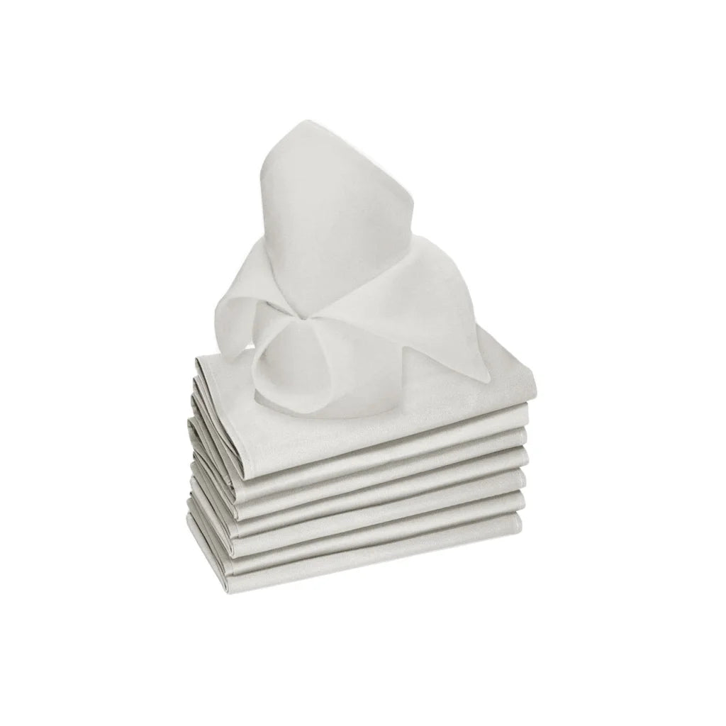 Napkins Rans Set of 8 Lollipop Cotton - White - Home &