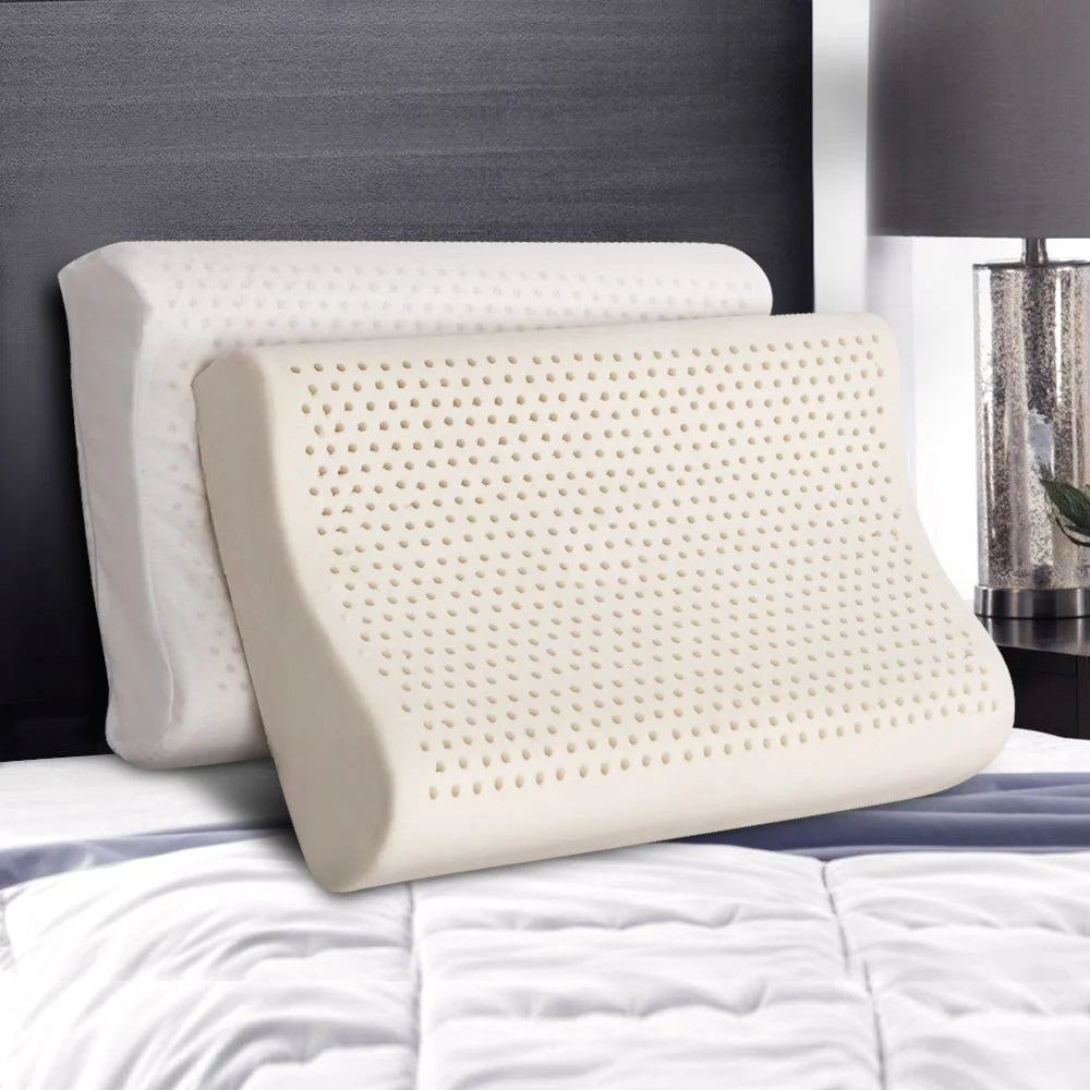 Latex pillows set with colour and construction cues