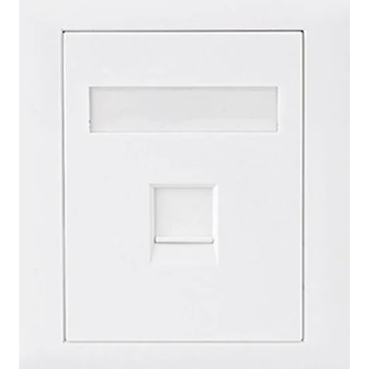 Network Wall Face Plate ASTROTEK CAT6 RJ45 86x86mm 1 Port