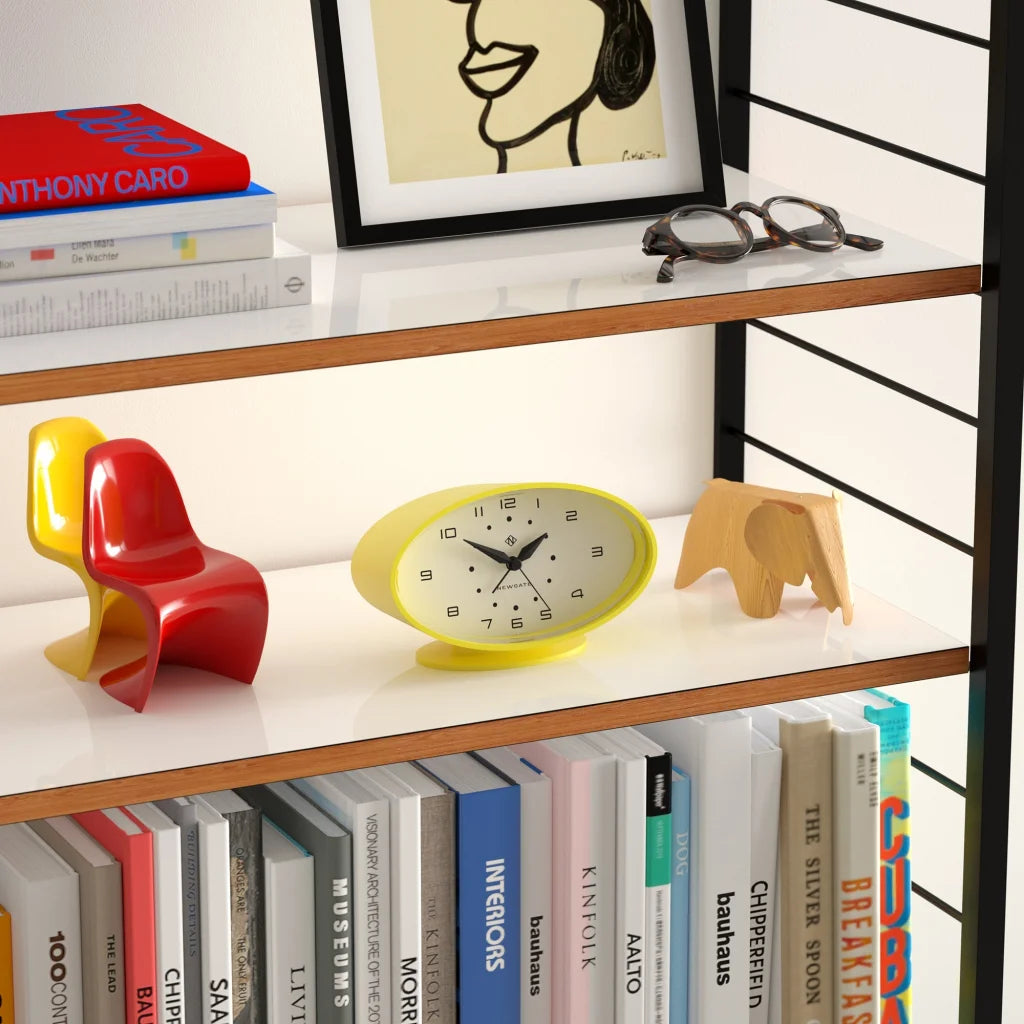 Newgate Ronnie Alarm Clock - Yellow - Home & Garden