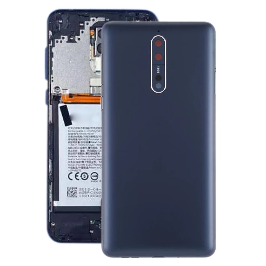 Nokia 8 Battery Back Cover With Camera Lens And Side Keys-1915196584702906368