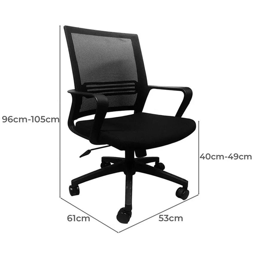 Office Chair Black - Furniture > Office > Office & Desk