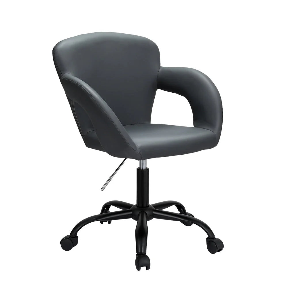 Office Chair Mid Back - Grey - Furniture