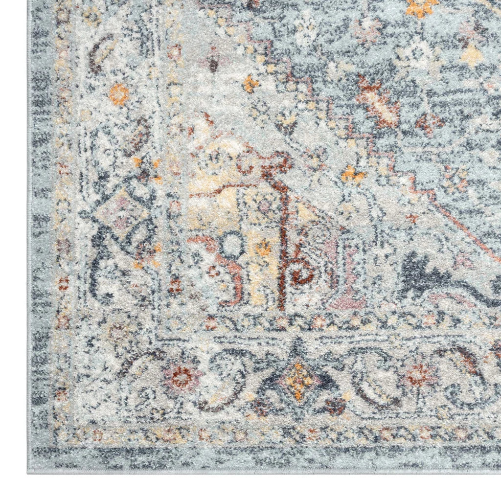 Ornate Persian Vintage Rug - Blue - 120x170 - Home & Garden