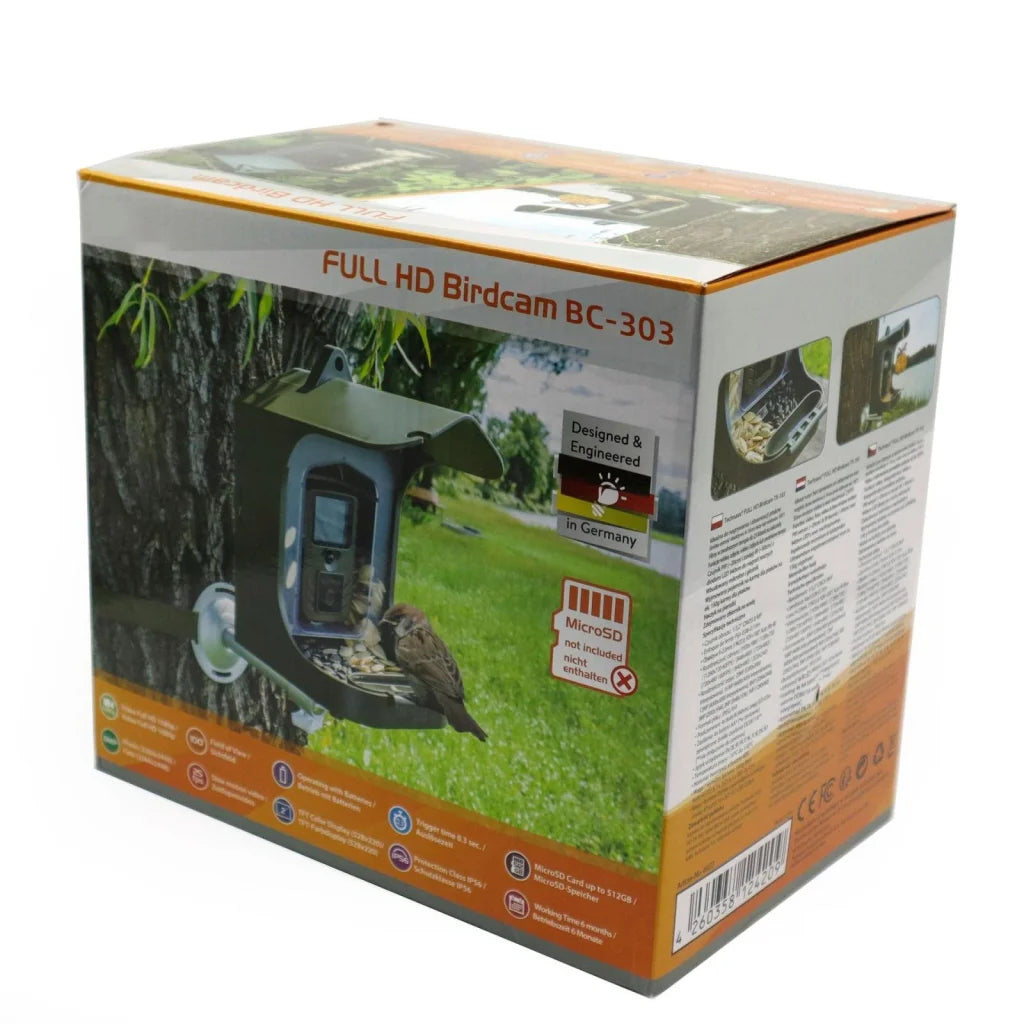Outdoor Bird Watching Camera with Motion Sensor - Army