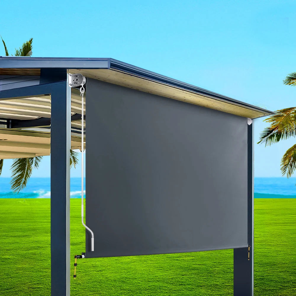 Outdoor Blinds Blackout Roll Down Awning Window Shade