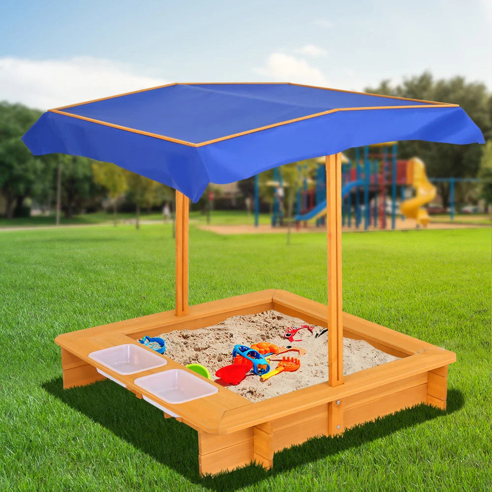 Outdoor Sand Pit with Canopy - Toys