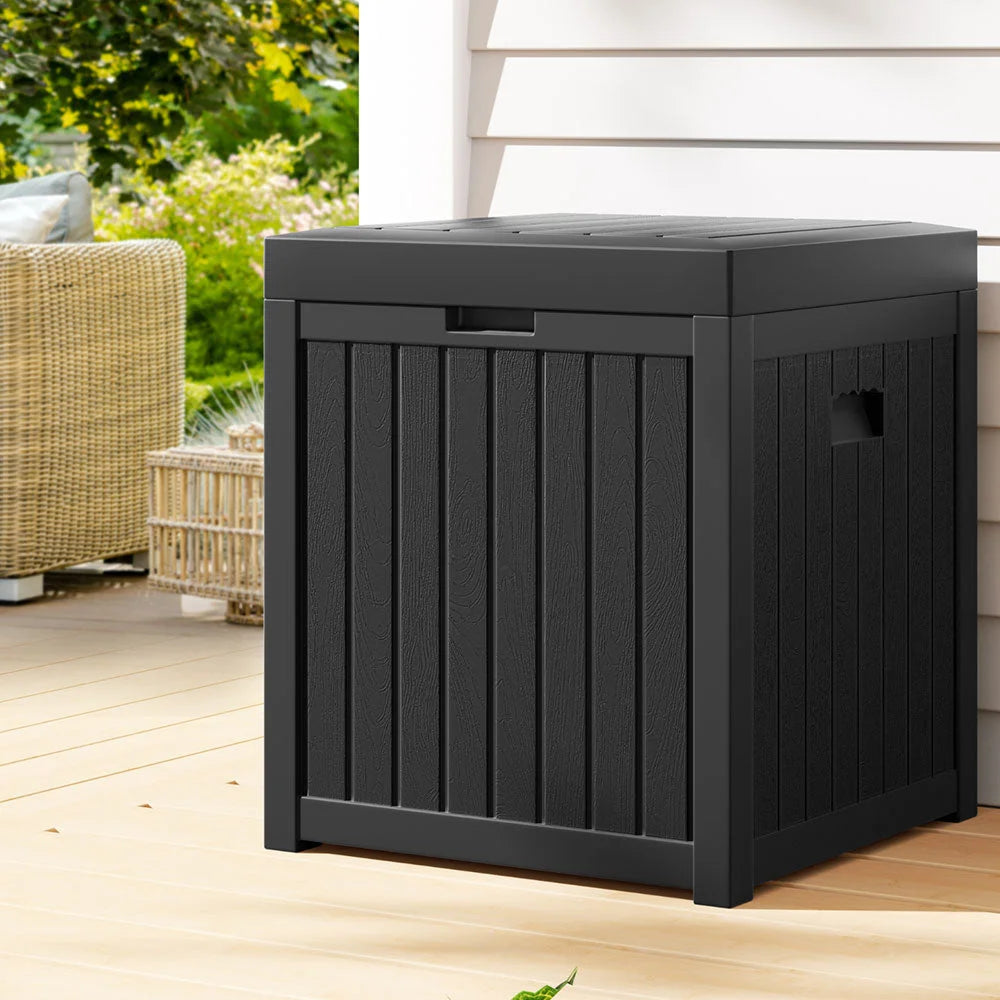 Outdoor Storage Box 195L - Bench Seat Garden Deck Toy Tool