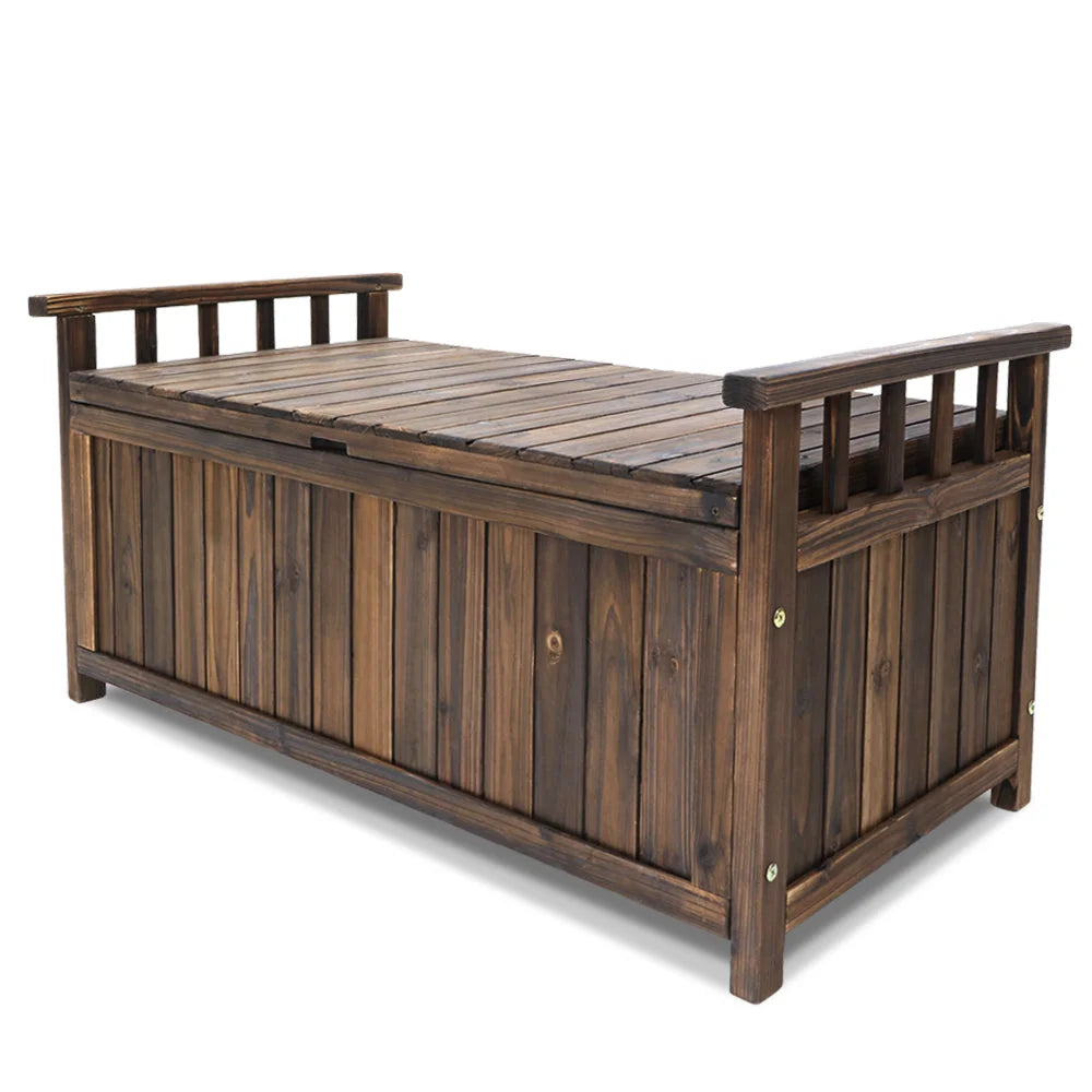 Storage Box Wooden Bench Chest Toy