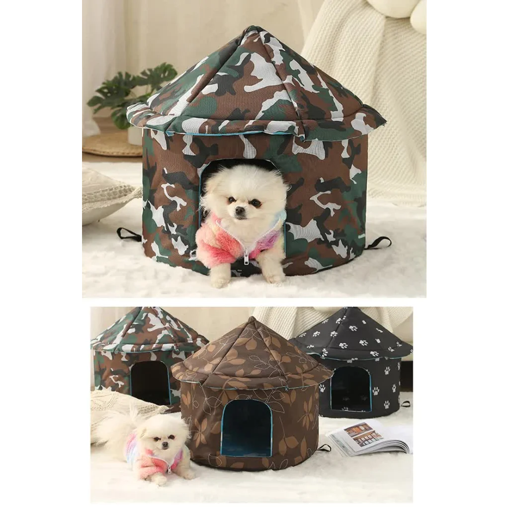 Outdoor Waterproof Cat House - Insulated Weatherproof Warm