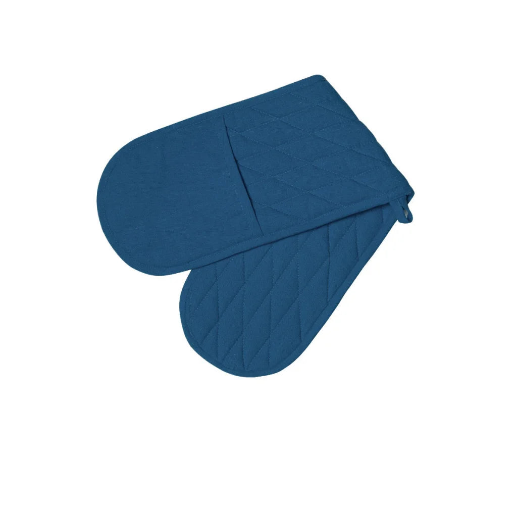 Oven Mitt Rans Manhattan Cotton Double - Blue - Home &