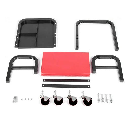 Padded Rolling Creeper Garage Mechanics Roller Seat Stool