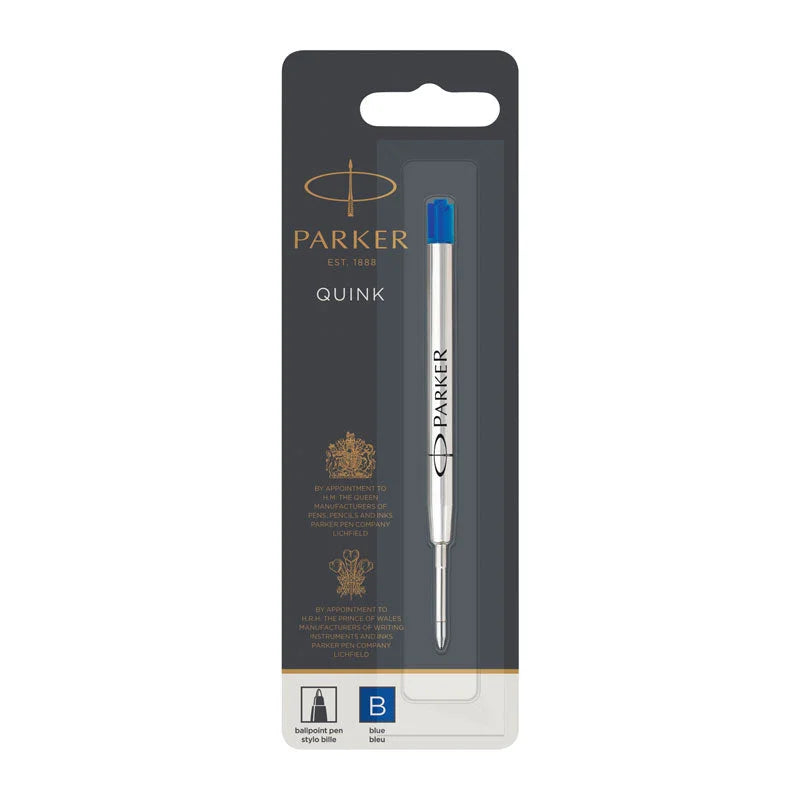 PARKER Ball Pen Refill Broad Blue Tip
