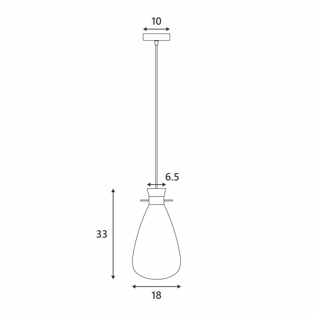 Pendant Light Orson Grey 198