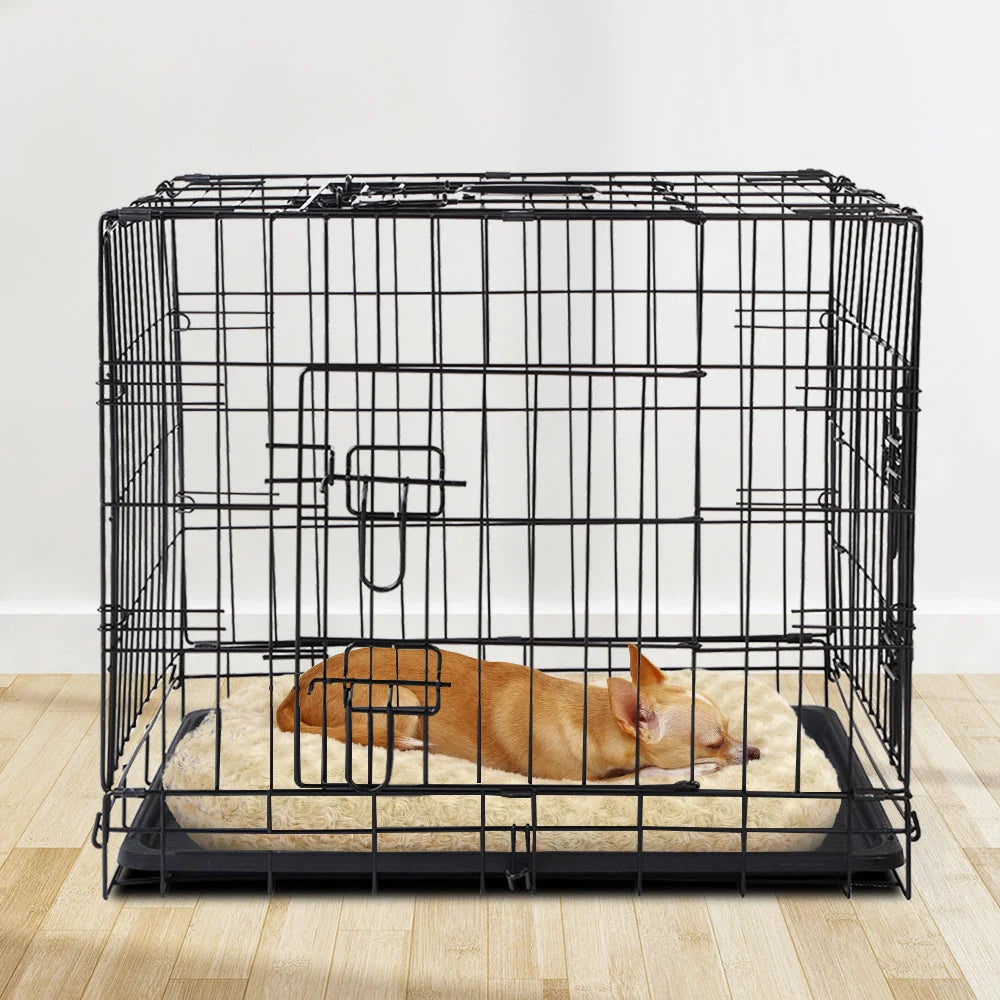 Pet Cage 24in Black - Dog Supplies