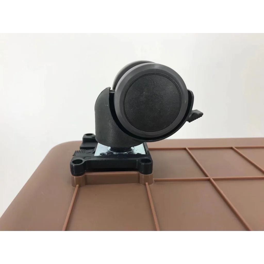 Pet Carrier Large Brown Dog Puppy Cat Crate with Tray Bowl