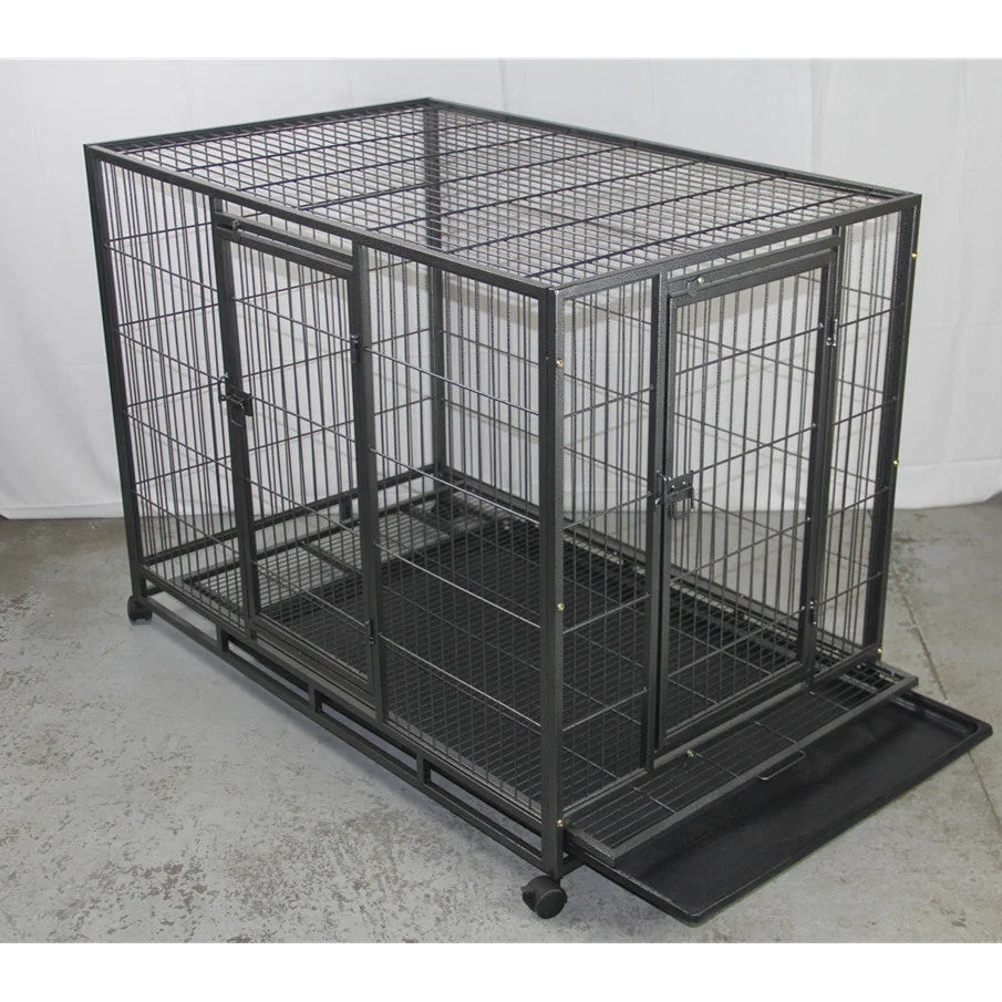 Pet Dog Cat Cage XL Metal Crate Kennel Portable Puppy