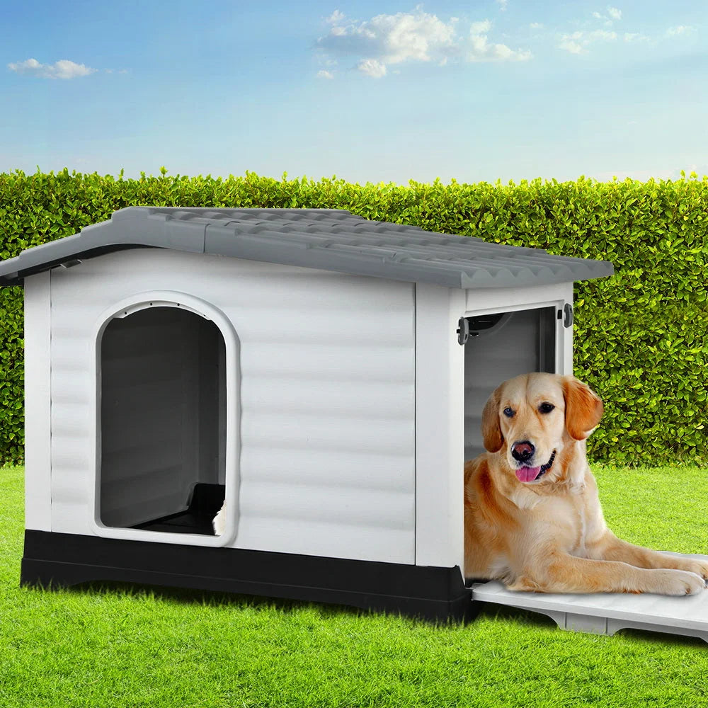 Pet Kennel XXL Grey - Dog Supplies