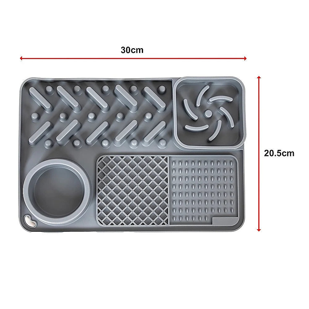 Pet Licking Mat Bite Resistant Non-Slip Slow Feeder - Pet