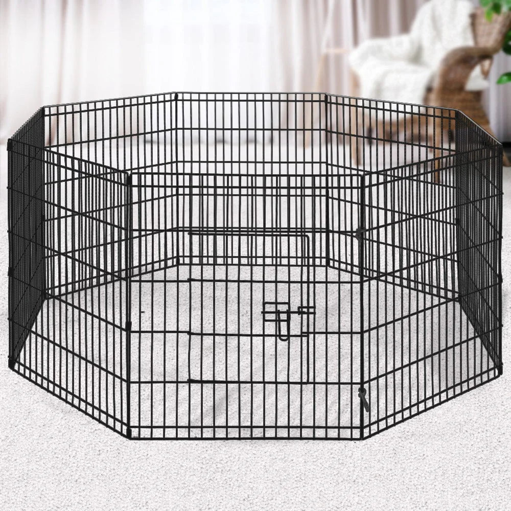 Pet Playpen 8-Panel 30in Dog Puppy Exercise Enclosure - Dog
